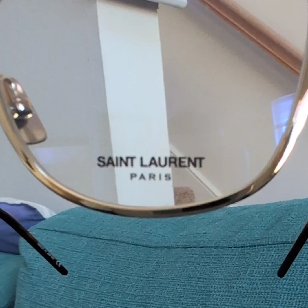 Saint Laurent Gold Glasses - Picture 4 of 6